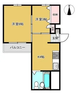 Lコート【3階】の間取り