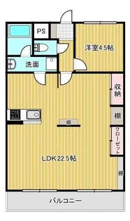 カワイマンションⅡ【3階】の間取り