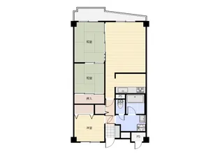 イトーピア高松【8階】の間取り