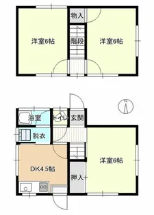 桑田住宅【1号室】の間取り
