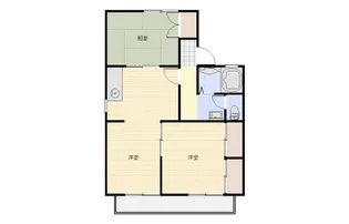 レジデンスオリーブ A【1階】の間取り