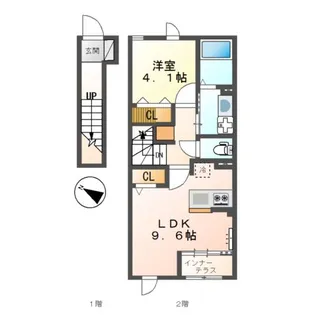 セジュール・ネオ【2階】の間取り