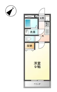 エポックハシマⅠ【1階】の間取り