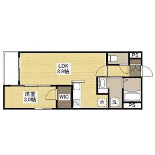 月光福山東弐番館【205(Eタイプ)号室】の間取り