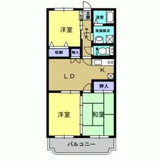 カーサフェリーチェⅠ【3階】の間取り