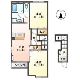 スイレンカ【2階】の間取り