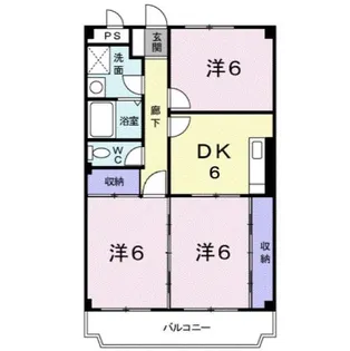 エクセルハイツ川口【2階】の間取り