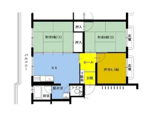 フジコーポ【401号室】の間取り