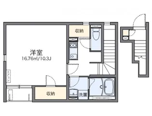 レオネクストかすが【2階】の間取り