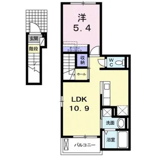 シエル【2階】の間取り