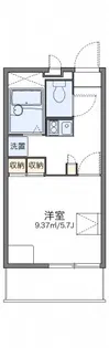 レオパレスエレガンスK【307号室】の間取り