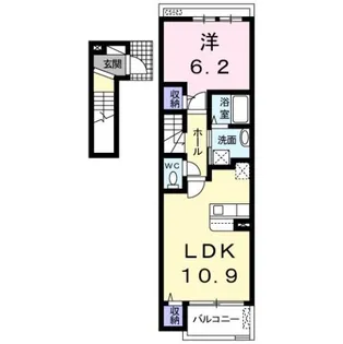 モントレゾール【2階】の間取り
