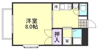 オアシス【1階】の間取り