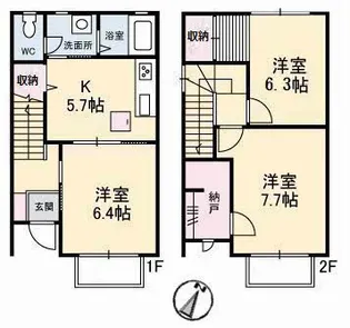 ニューカム21の間取り