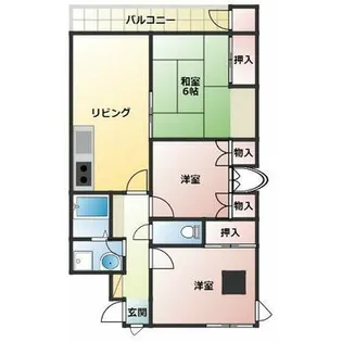 ニューセンチュリー【301号室】の間取り