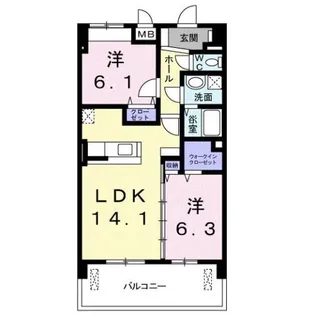 モア ドリーム【5階】の間取り