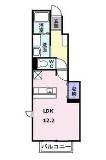 来夢1番館 A【1階】の間取り