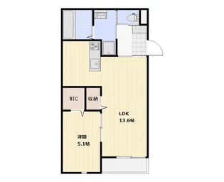 グランデール【3階】の間取り