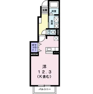 NOW LIFE B【1階】の間取り