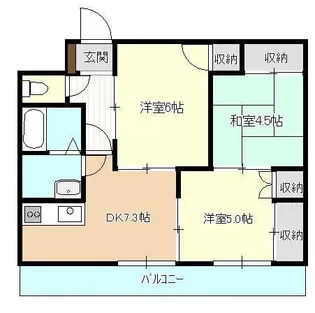 マンション培遠【2階】の間取り