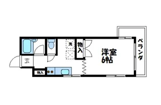 1Kの間取り画像