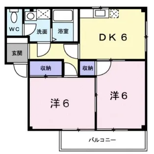 アンソレイエ【3階】の間取り