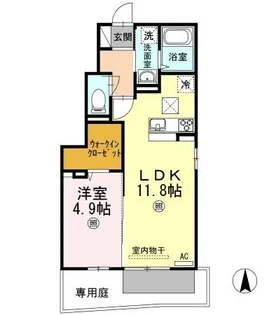 ZEFIRO【1階】の間取り