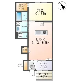 グランリヴィエールⅡ【1階】の間取り