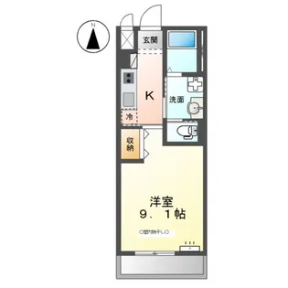 ロココ【2階】の間取り