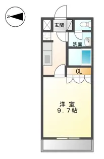ヴィア イン シンタク【1階】の間取り