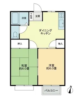 フォブールホロニックA【2階】の間取り