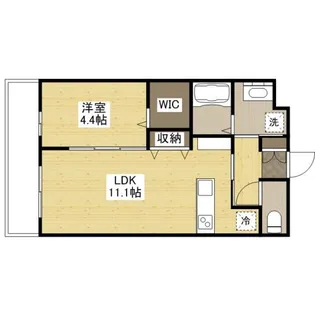 ザ・プレミア旭町【3階】の間取り