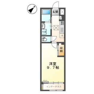 スカイコート【1階】の間取り