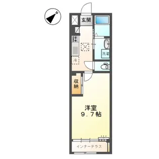 スカイコート【1階】の間取り