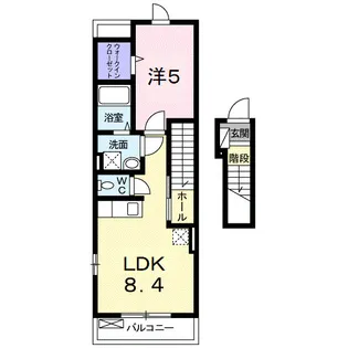 メゾニティー・室町 Ⅱ【2階】の間取り
