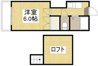 クリスタ松永【2階】の間取り