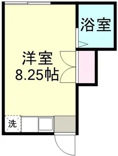ヴィラ鶴新田 弐番館【105号室】の間取り