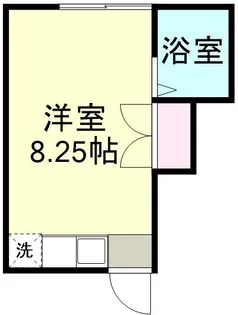ヴィラ鶴新田 弐番館【202号室】の間取り