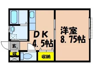 Dear the 3rd【103号室】の間取り