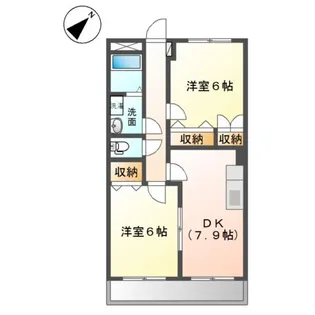 サンガーデン【2階】の間取り