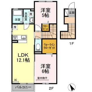 サンハイツ 【2階】の間取り
