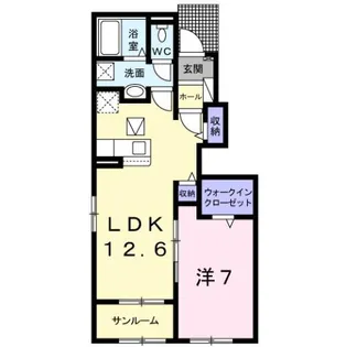 グランデ クォーレ【1階】の間取り