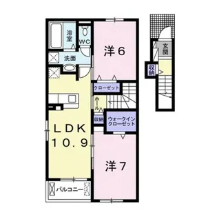 ジャルダン A【2階】の間取り