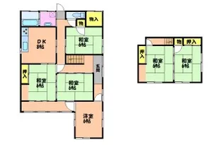 岡山県浅口郡里庄町大字里見【一戸建】の間取り