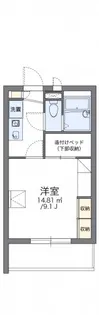 レオパレス花【2階】の間取り