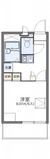 レオパレスプラムフィールド【303号室】の間取り
