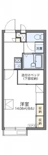 レオパレスルピナス高柳東町【2階】の間取り