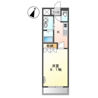 オリオン【2階】の間取り