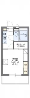 レオパレス花【2階】の間取り