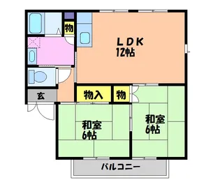 West New House B【202号室】の間取り